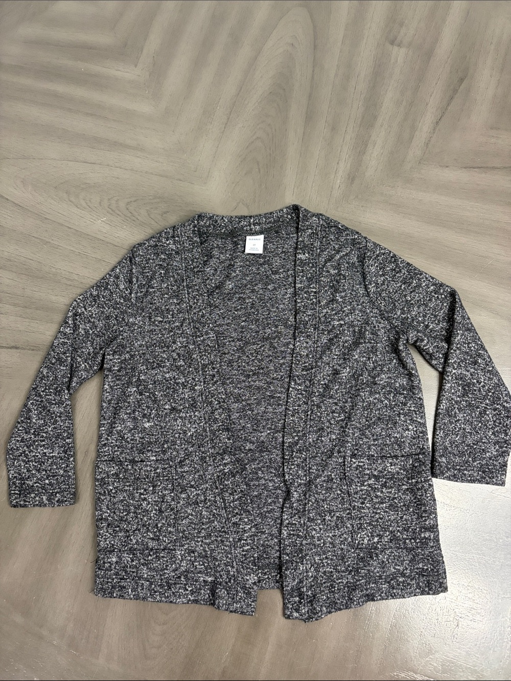 Old Navy Gray Marled Open-Front Girl’s Cardigan Size 3T